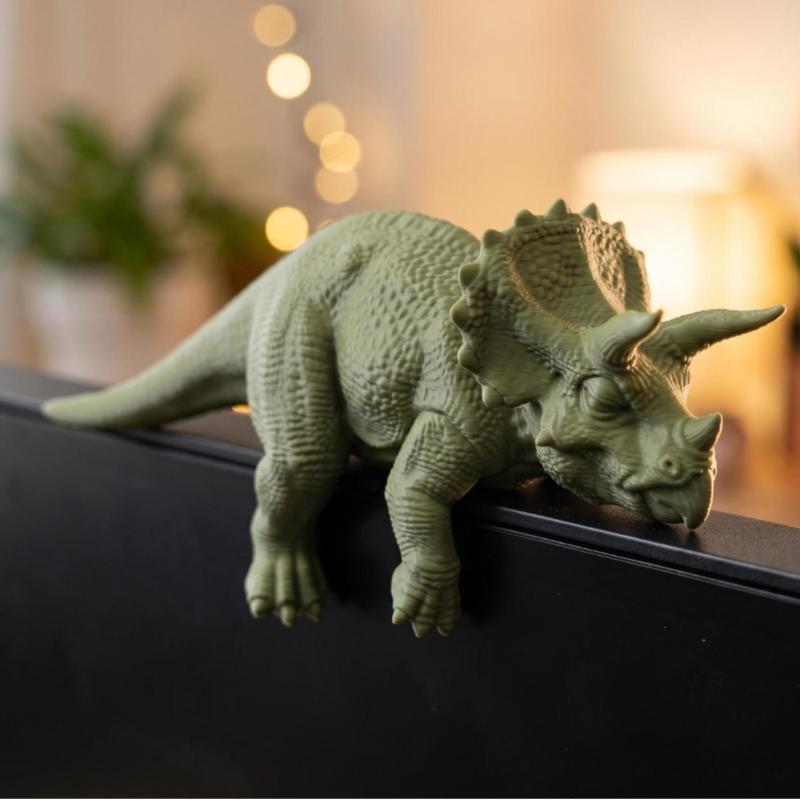 Desk Setup Gifts - Ornamen Monitor Tyrannosaurus Rex Tidur yang