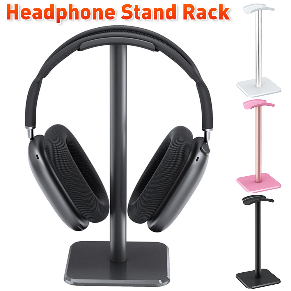 Desk Setup Organization - Rak penyimpan Headphone, dudukan rak paduan