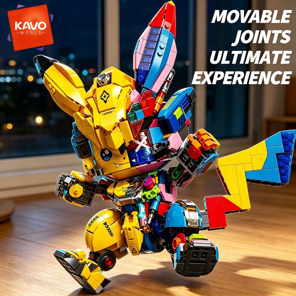 Desk Setup Enthusiast - KAVOWORLD 1505PCS Kit Model Blok Bangunan