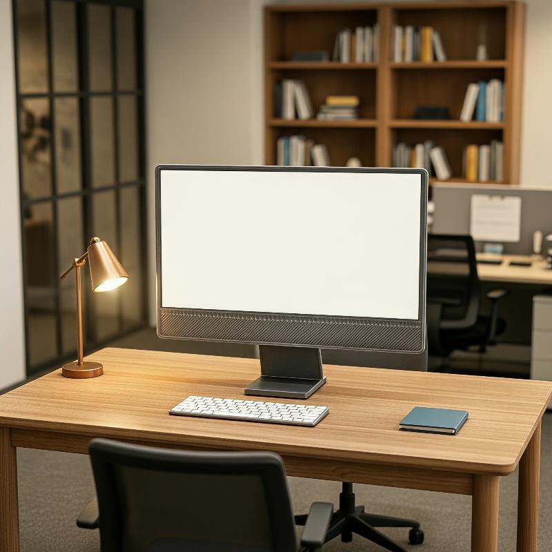 Desk Setup Photo - Model Komputer Mini Realistis, Ornamen PC