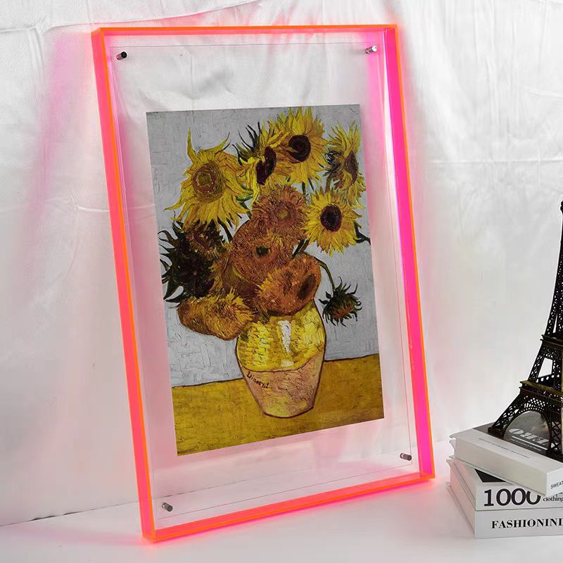 Bingkai foto berongga akrilik  - Desk Setup Photo ulasan dan harga