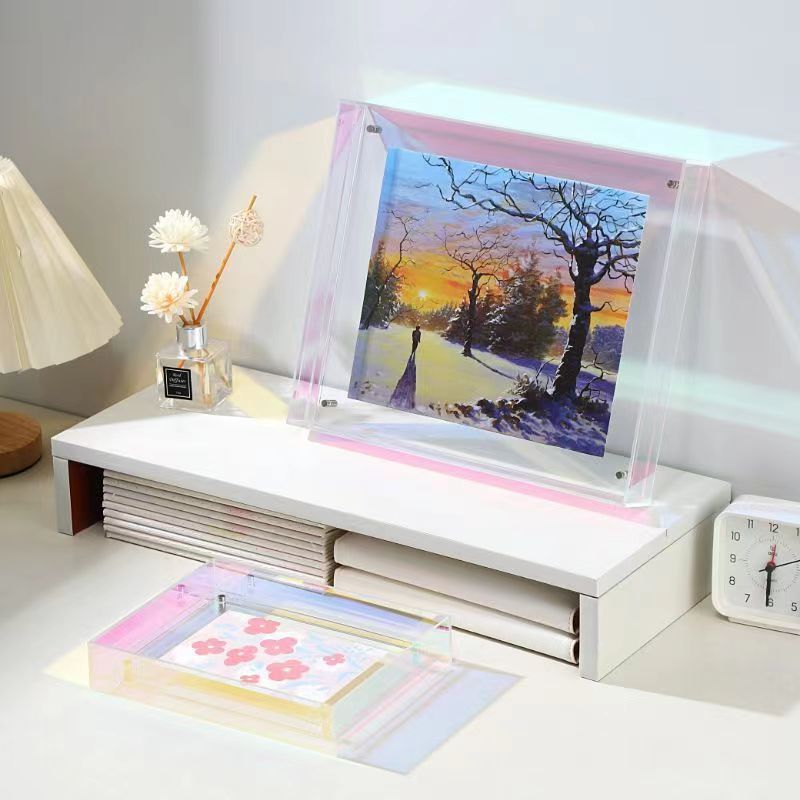 Bingkai foto berongga akrilik  - Desk Setup Photo ulasan dan harga