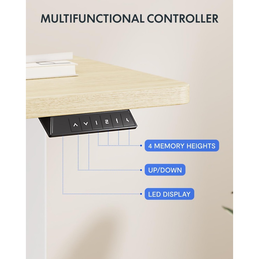 FLEXISPOT Meja Berdiri Elektri - Desk Setup Workspace ulasan dan harga