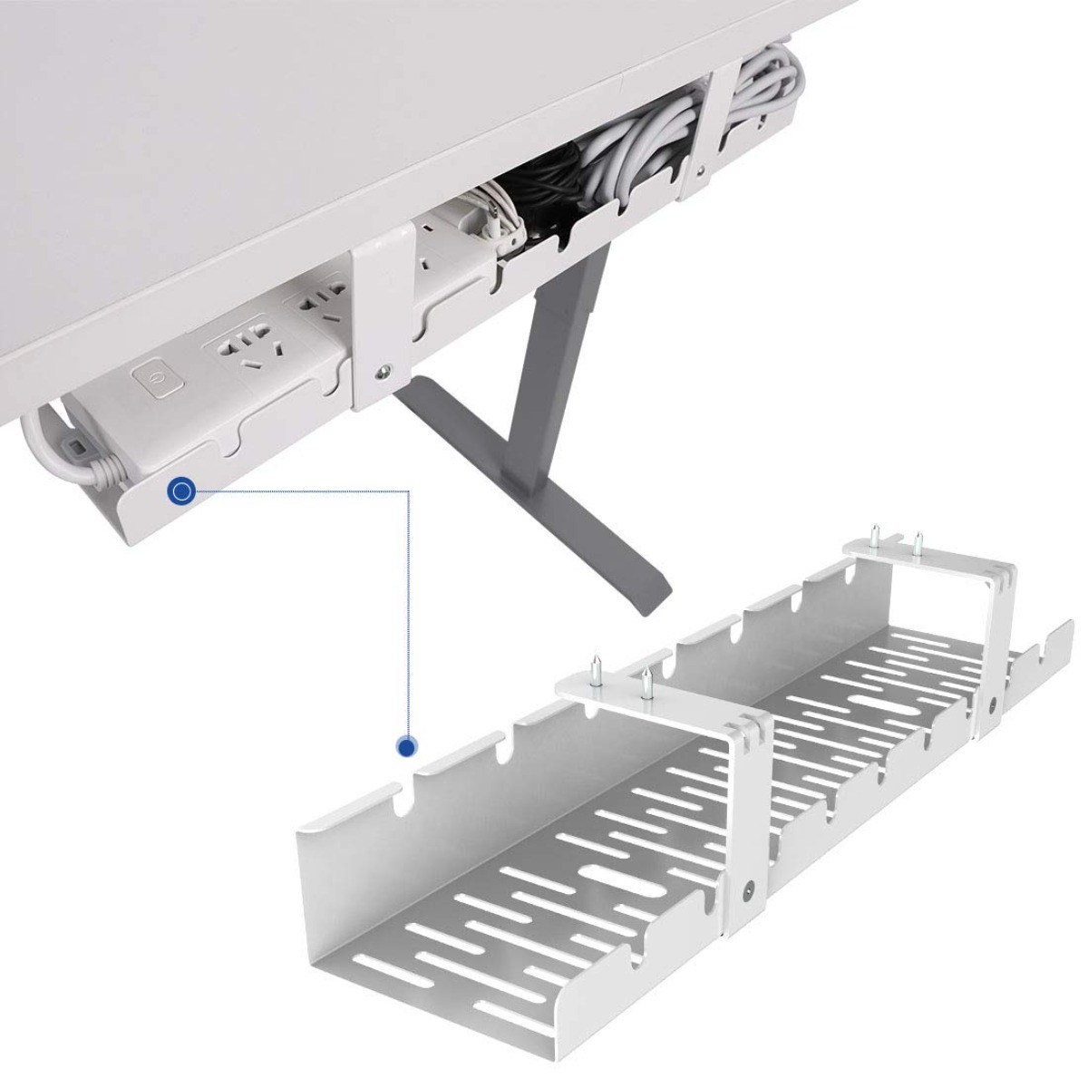 Rak Kabel Manajemen Kabel di B - Desk Setup Workspace ulasan dan harga