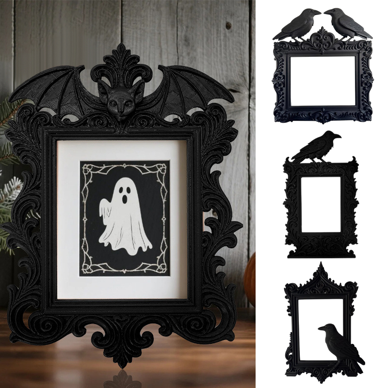 Dekorasi Halloween Bingkai Fot - Desk Setup Photo ulasan dan harga