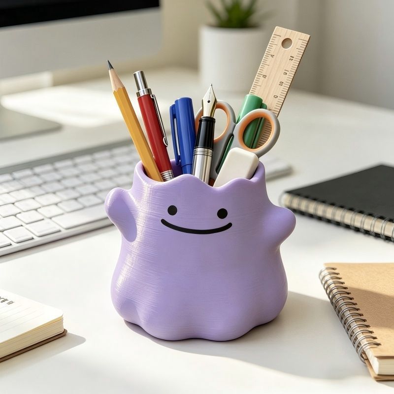 Tempat Pensil Karakter Kartun, - Desk Setup Organization ulasan dan harga
