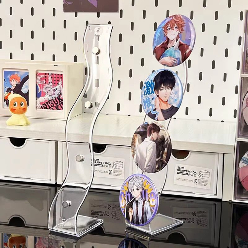 Stand Akrilik Transparan denga - Desk Setup Photo ulasan dan harga