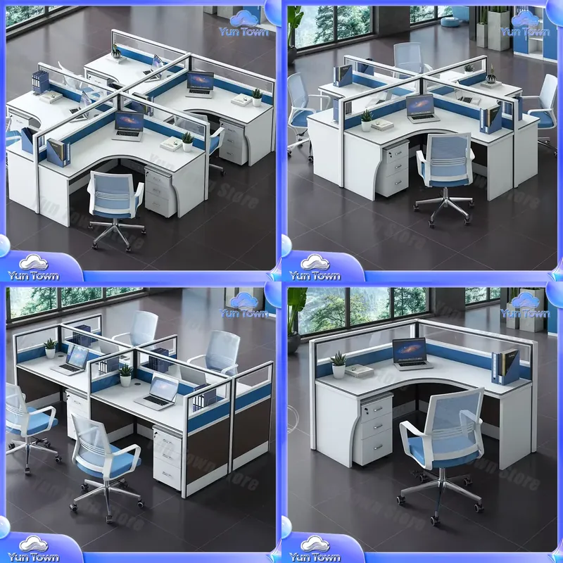 Meja Kantor Modular Terbuka Mo - Desk Setup Workspace ulasan dan harga