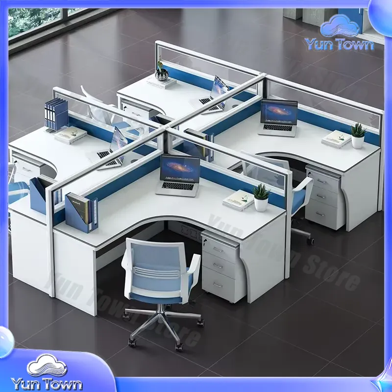 Meja Kantor Modular Terbuka Mo - Desk Setup Workspace ulasan dan harga