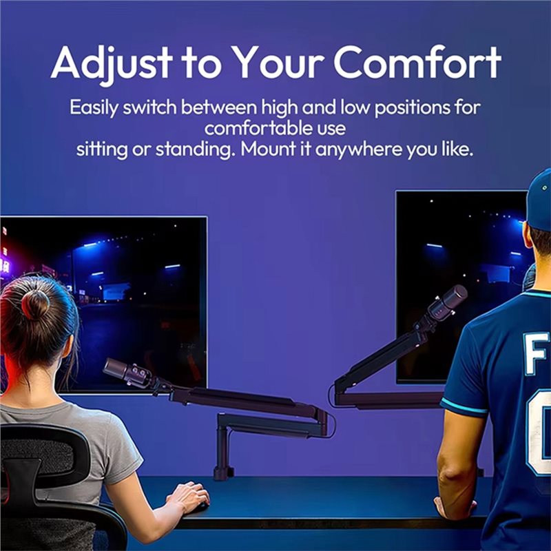 AT82-ZJ05 Untuk Kamera Mikrofo - Desk Setup Streaming ulasan dan harga
