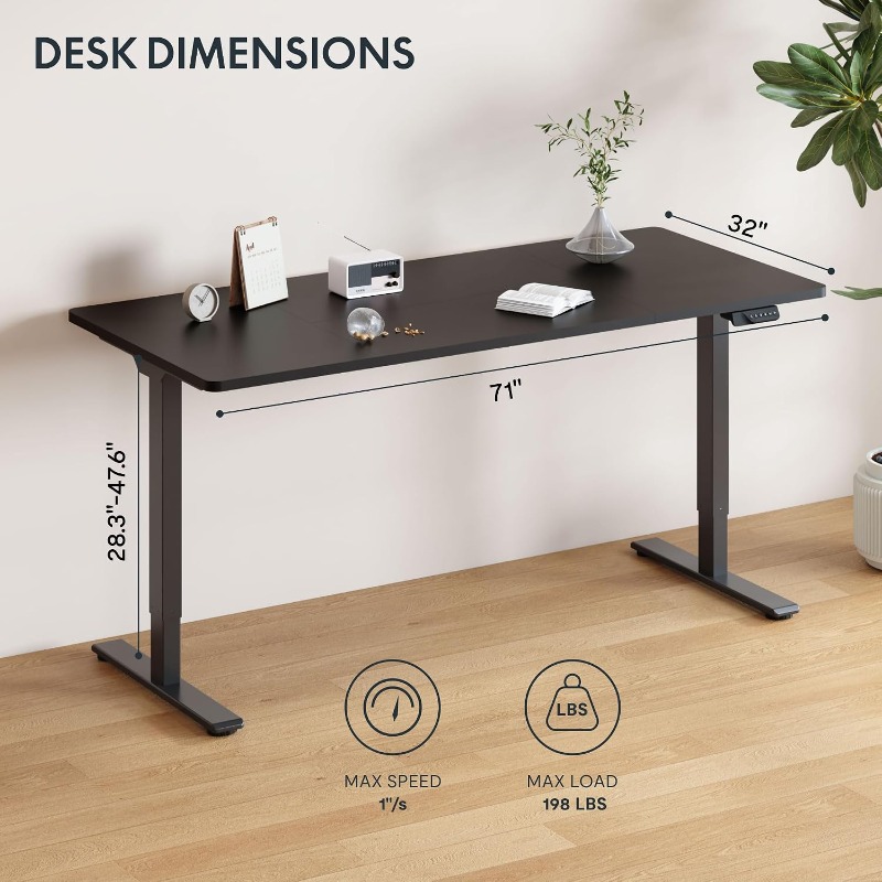 Meja Kerja Elektrik FLEXISPOT, - Desk Setup Workspace ulasan dan harga