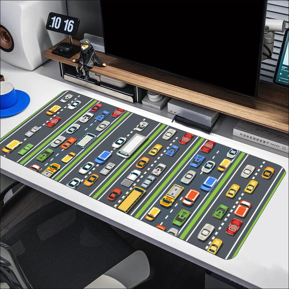 Alas Mouse Besar Motif Mobil B - Desk Setup Workspace ulasan dan harga