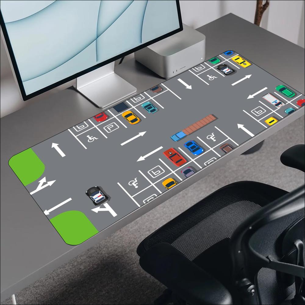 Alas Mouse Besar Motif Mobil B - Desk Setup Workspace ulasan dan harga
