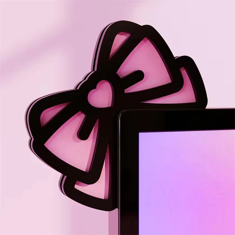 Dekorasi Monitor Akrilik Pink  - Desk Setup Gifts ulasan dan harga