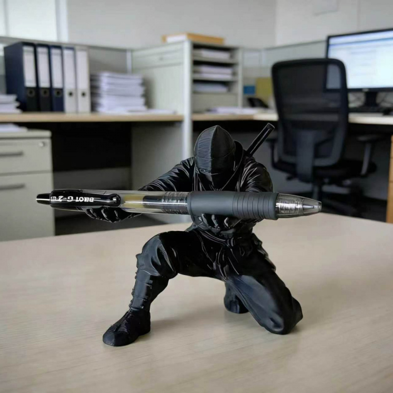 Tempat Pensil Ninja Cetakan 3D - Desk Setup Gifts ulasan dan harga