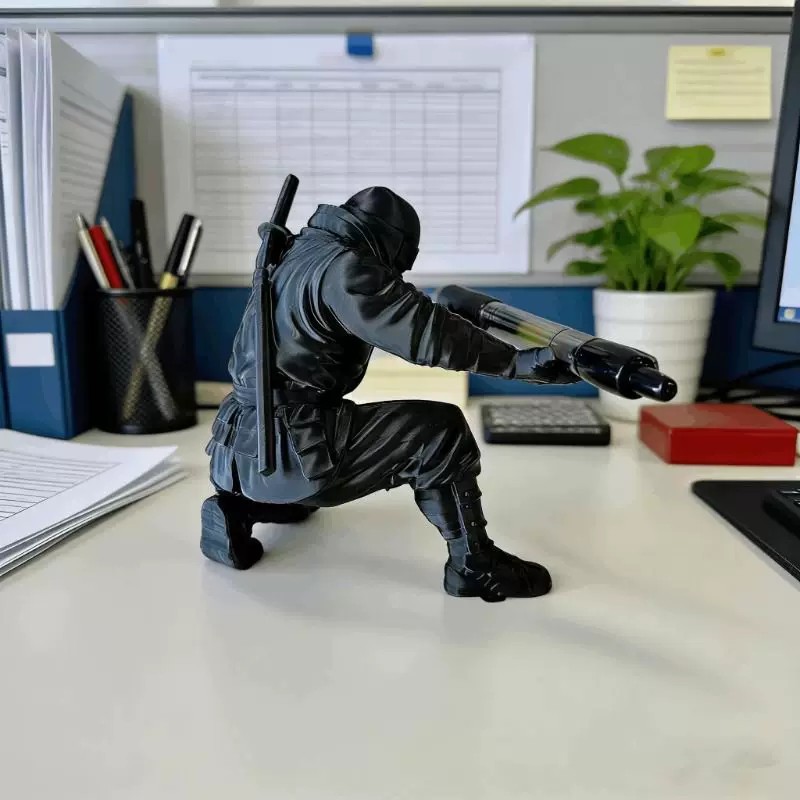 Tempat Pensil Ninja Cetakan 3D - Desk Setup Gifts ulasan dan harga