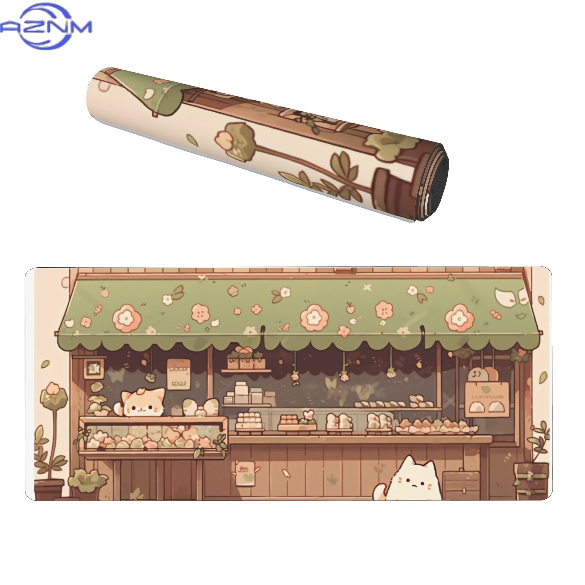 Alas Meja Besar Cat Bakery Aes - Desk Setup Streaming ulasan dan harga