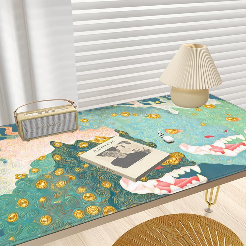 HYBXAXC Mythic Dragon Desk Mat - Desk Setup Gifts ulasan dan harga