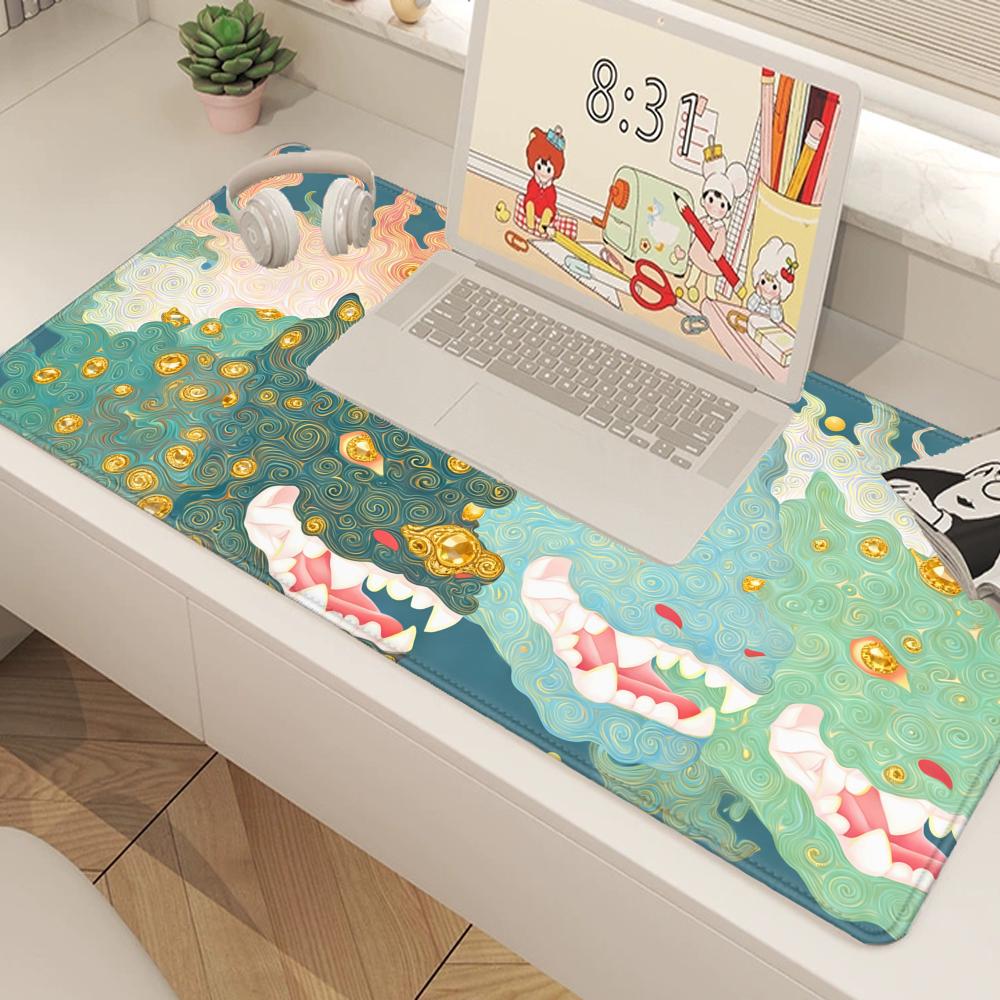 HYBXAXC Mythic Dragon Desk Mat - Desk Setup Gifts ulasan dan harga