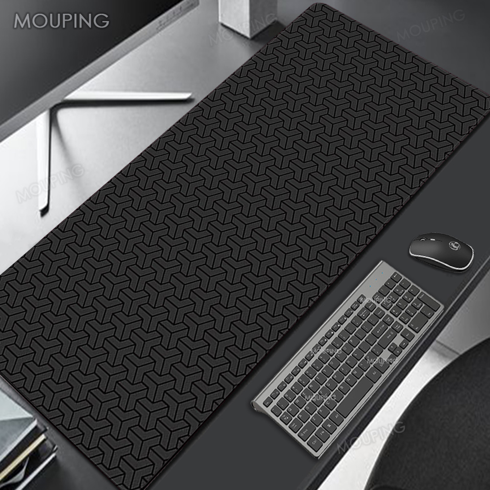 Alas Meja Karpet Hitam Aksesor - Desk Setup Black And White ulasan dan harga