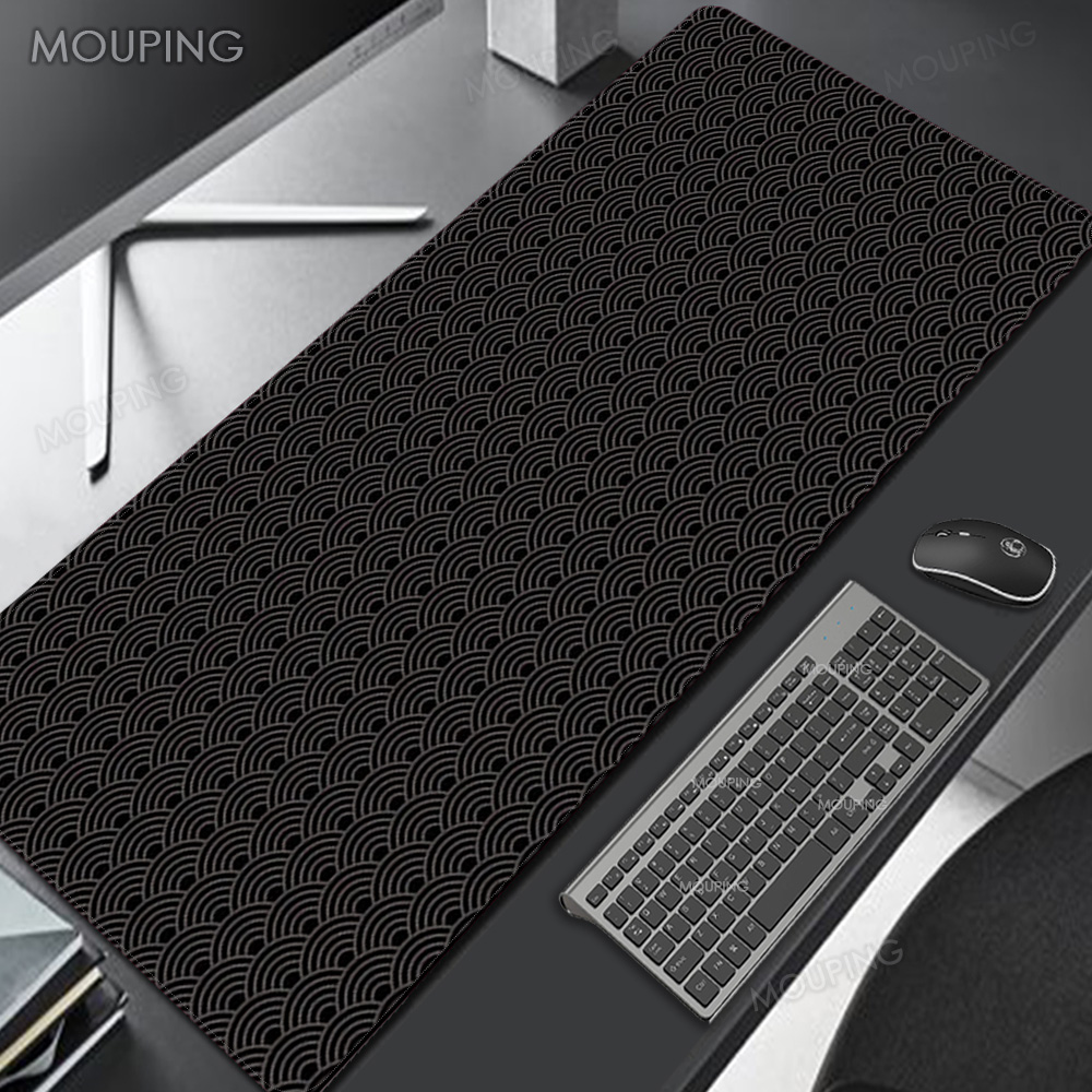 Alas Meja Karpet Hitam Aksesor - Desk Setup Black And White ulasan dan harga