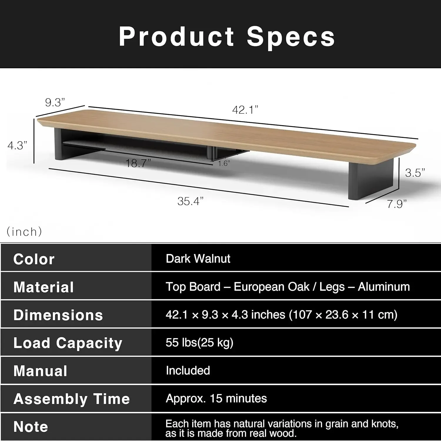 Meja Ergonomis Dua Tingkat Whi - Desk Setup Workspace ulasan dan harga