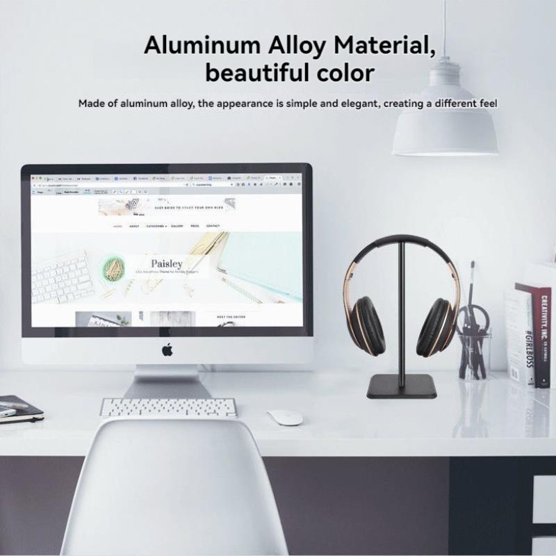 1 buah Penyangga Headphone Uni - Desk Setup Organization ulasan dan harga
