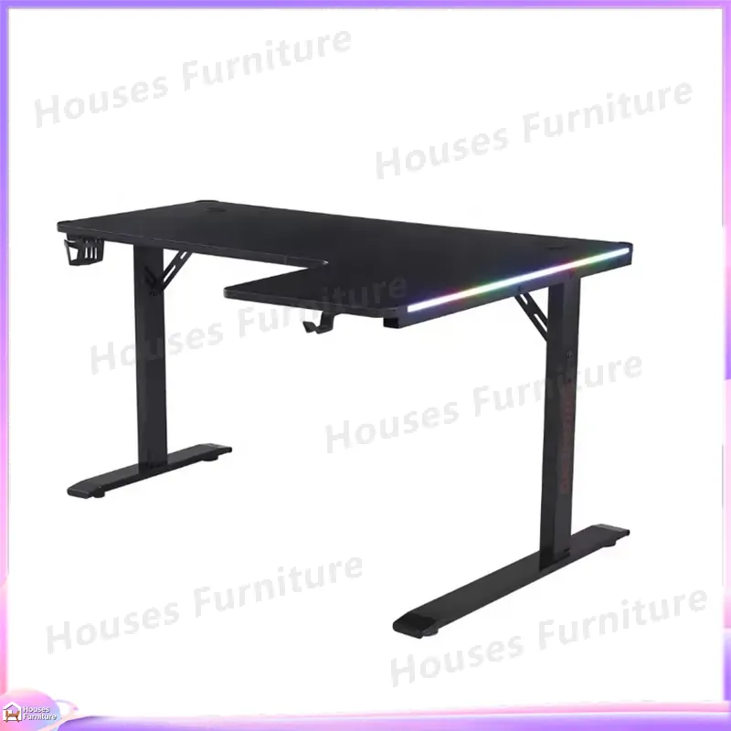 Meja Gaming Besar 160cm dengan - Desk Setup Gaming Pc ulasan dan harga