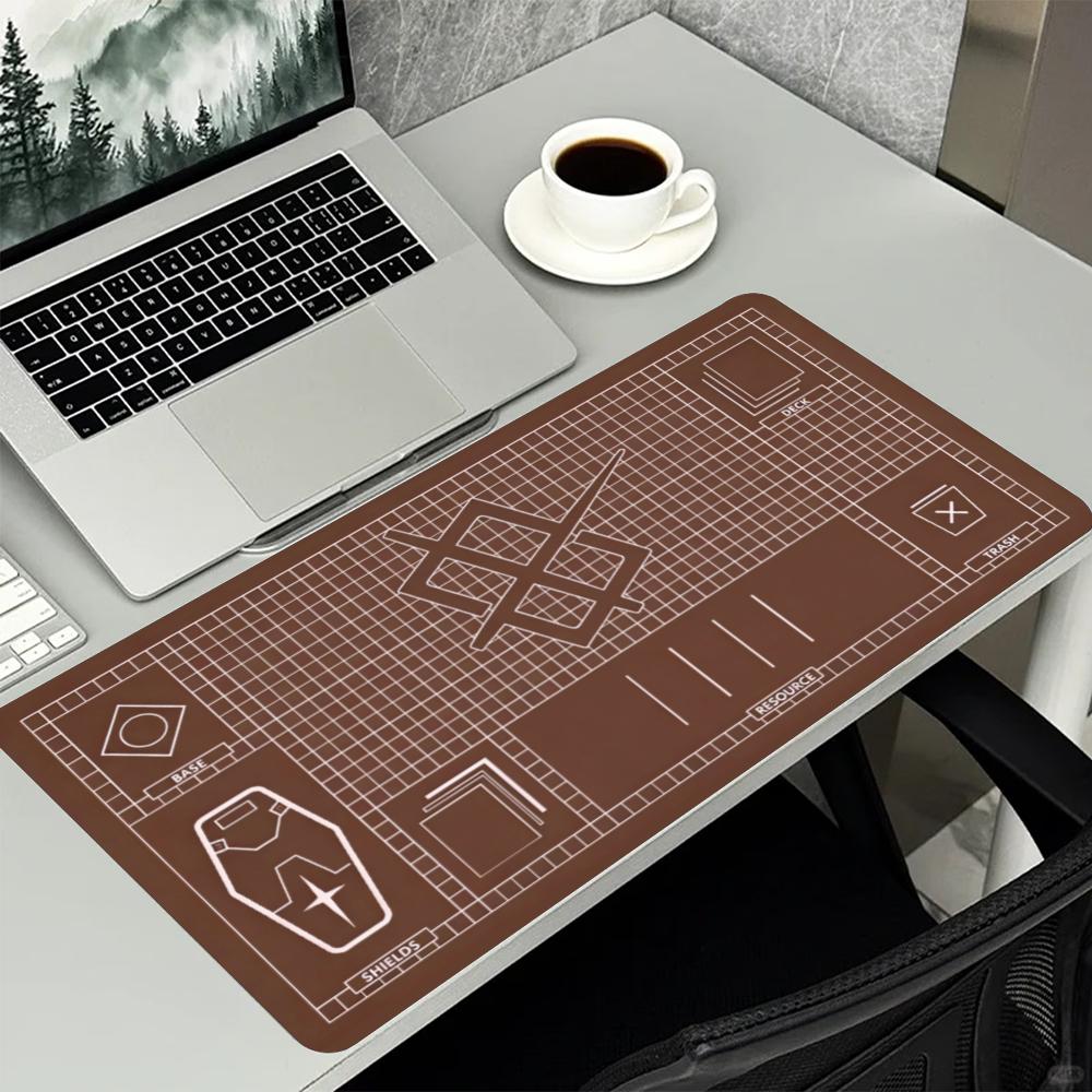 Alas Mouse Besar Berpola Grid, - Desk Setup Workspace ulasan dan harga