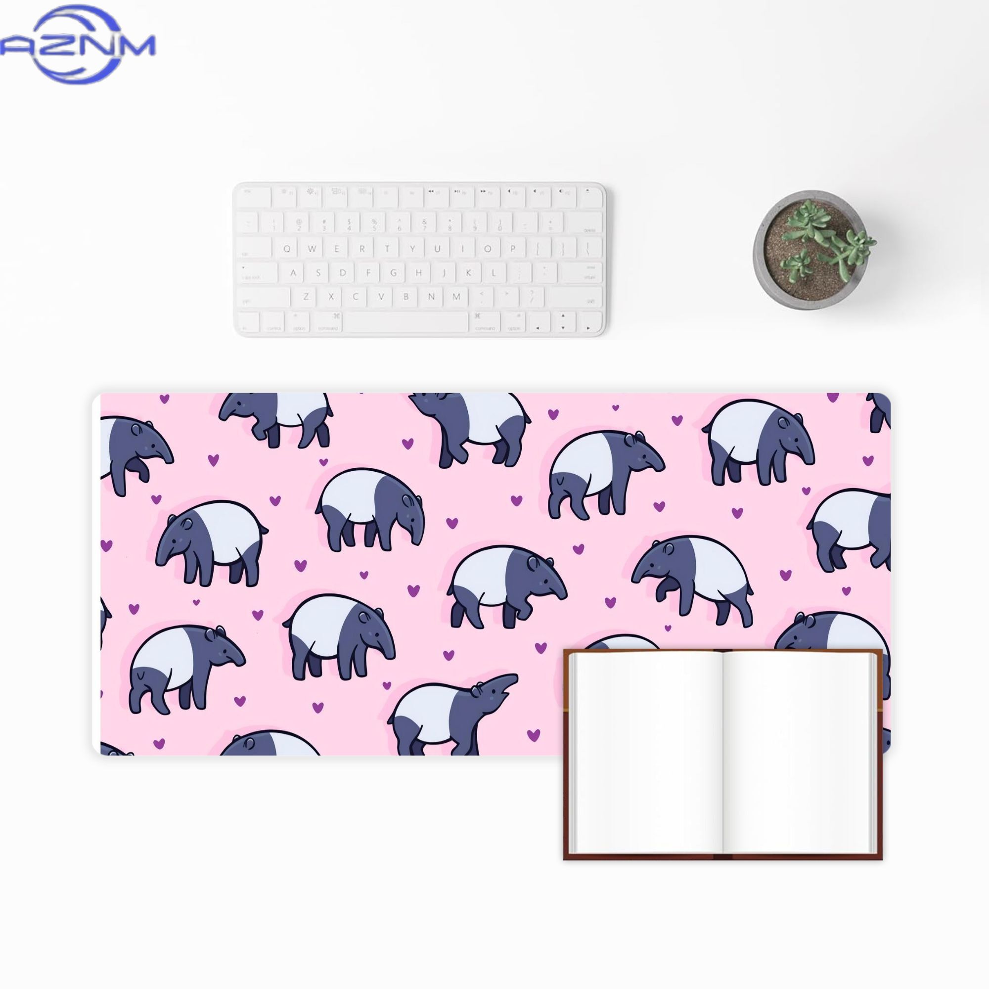 Alas Meja Besar Tiny Tapirs un - Desk Setup Streaming ulasan dan harga